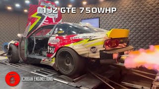 Nissan 200Sx S13 1Jz 750Whp - Ie1050R Turbo - Dyno Run