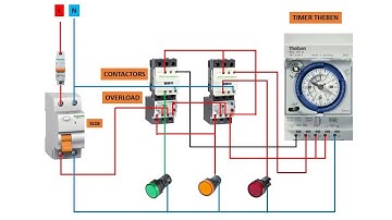 two starter motors with one 24-hour timer  | timer thebben