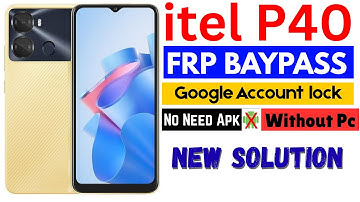 Itel P40 (P662L) FRP/Google Account Bypass | Android 12 | Itel P40 Gmail Account Bypass Kaise Kare |