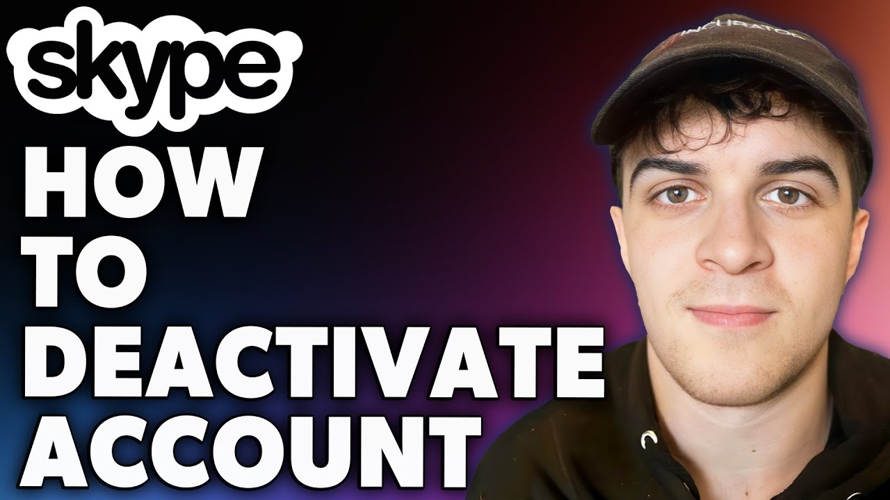 How to deactivate skype account (Full 2024 Guide)