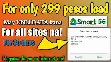 UNLI DATA FOR ALL SITES FOR 30 DAYS | SMART PROMO 2022