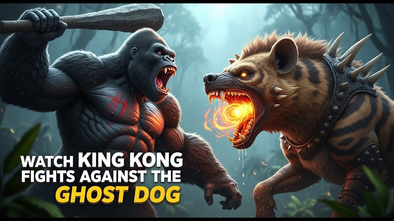Watch King Kong fights against the Ghost Dog | MonsterVerse Clash Zone ...