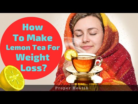 Video: 4 Simple Recipes To Make Lemon Tea For Weight Loss