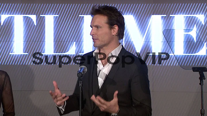 SPEECH - Peter Facinelli speech at podium on his w...