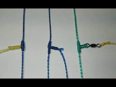 Видео: 3 способа,как привязать поводки, чтобы они не путались!  Как привязать поводки Т-образным узлом