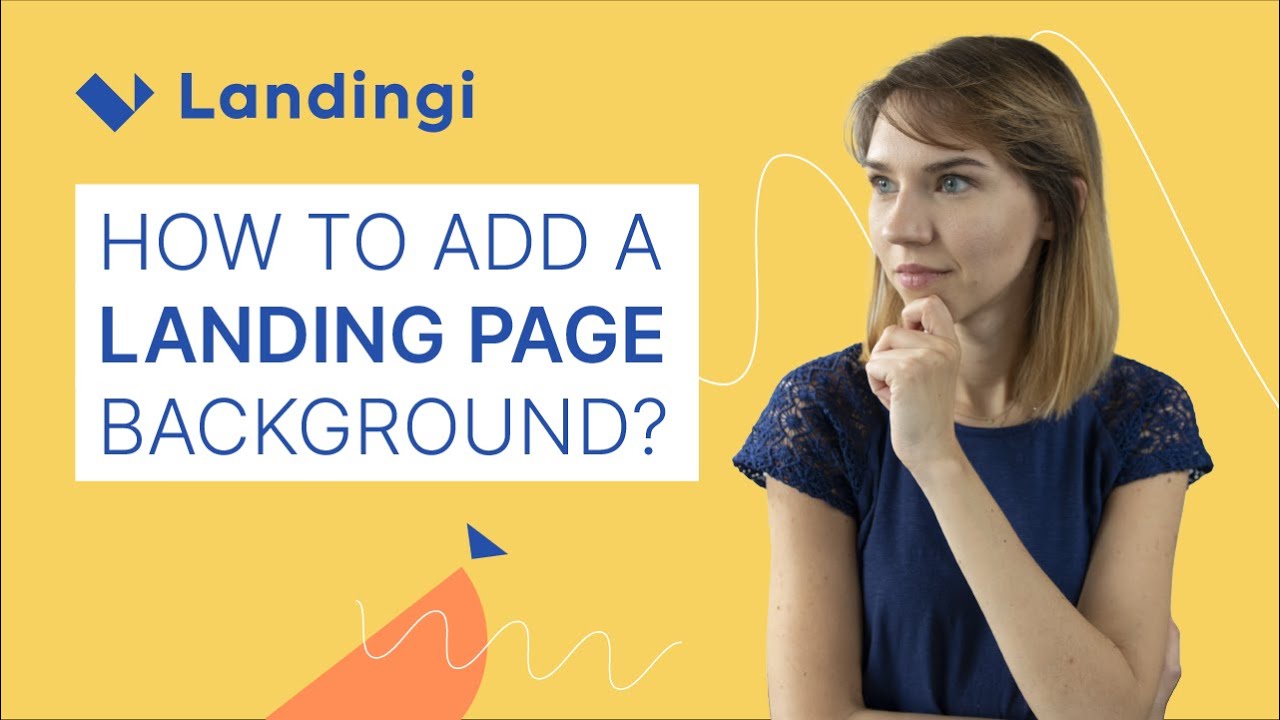 How to add a background image (or video) to a landing page? - YouTube