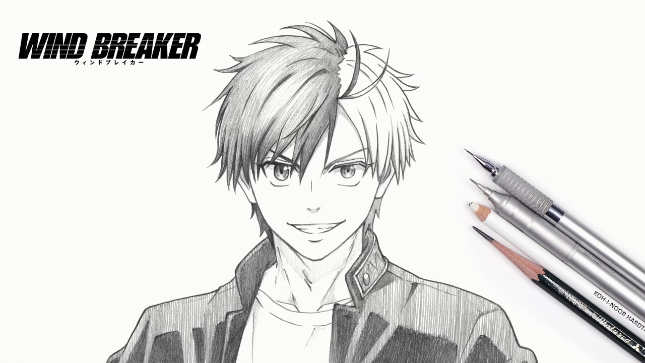 如何畫櫻遙 | WIND BREAKER—防風少年— | 櫻遙 | 畫畫教學 | How to draw Haruka Sakura ...