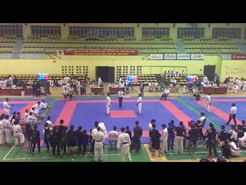 Giải Karate Truyền Thống ĐH TDTT Bắc Ninh. Chung Kết_Aka:ĐH Sư Phạm TDTT Hà Nội-Ao: ĐH TDTT Bắc Ninh