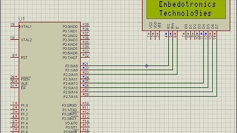 8051 interfacing with lcd in 4 bit mode tutorial 4
