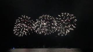 Fireworks in Waikiki at the Royal Hawaiian