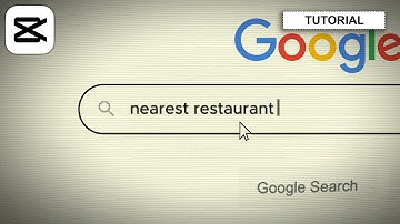 How to make Google Search Animation in Capcut