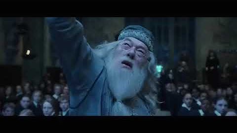 Dumbledore read out, calmly