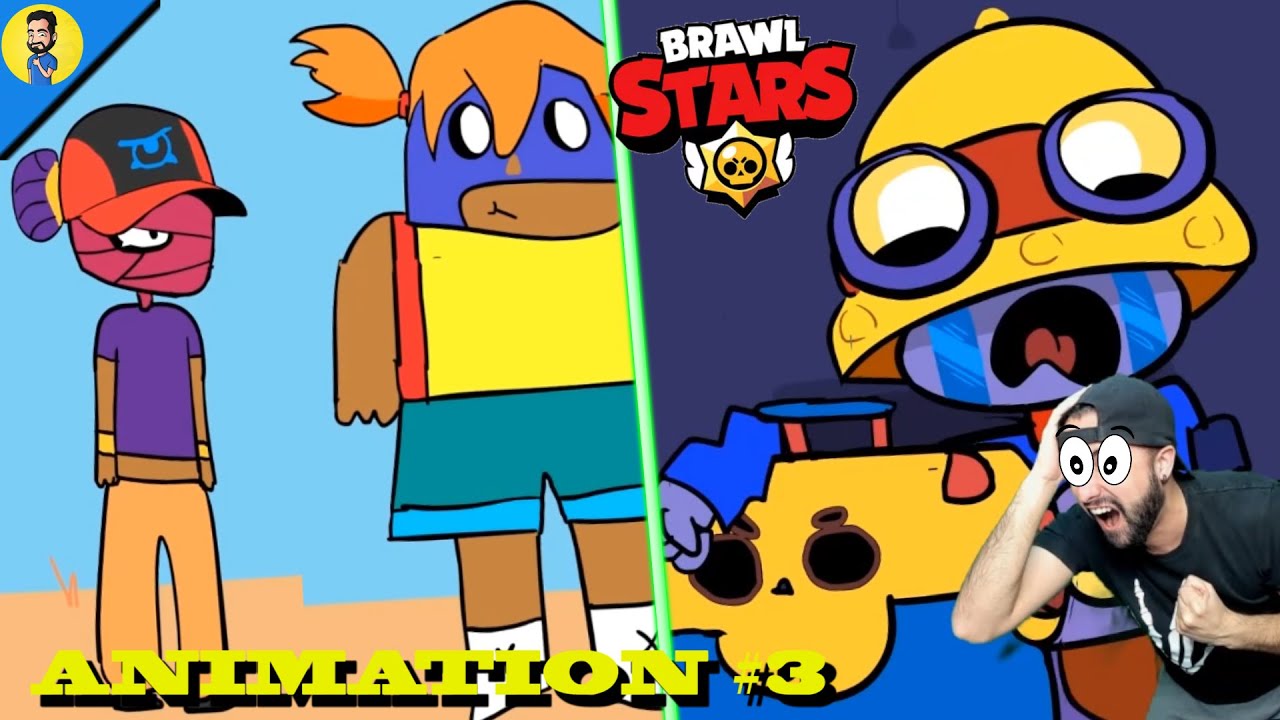 BRAWL STARS ANIMATION (Parody) #3 | Reaccionando a las ...