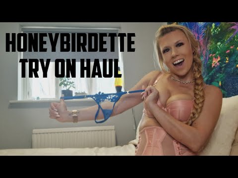 Honey Birdette lingerie try on haul - #lingerie #model #tryonhaul #honeybirdette