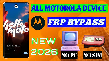 How to Bypass Google FRP Lock on All Motorola in 2026 Android 14/15 | 100% Working moto FRP bypass 
