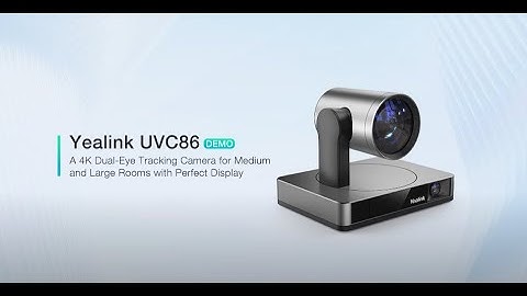 Yealink UVC86 Demo: A 4K Dual Eye Tracking Camera for Medium and Large Meeting Rooms