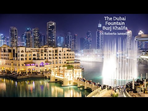 The Dubai Fountain 4K ~ Burj Khalifa