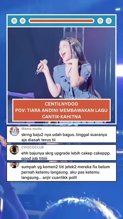 Titi 🩷 #tiaraandini #kahitna #cantik #konser #musik #shortvideo #shorts #waliband #fyp