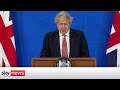 Boris Johnson outlines end of COVID measures in England