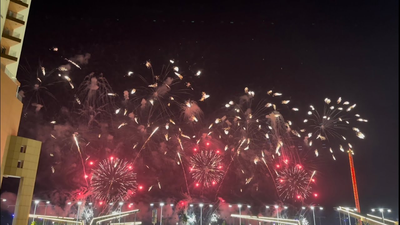 Jeddah Art Promenade Fireworks & Droneshow YouTube