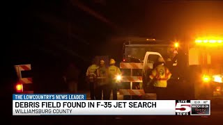 VIDEO: Debris field found in search for F-35 jet in Williamsburg County