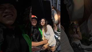 My tiredness suddenly disappeared—she made me happy #tourism #motovlog