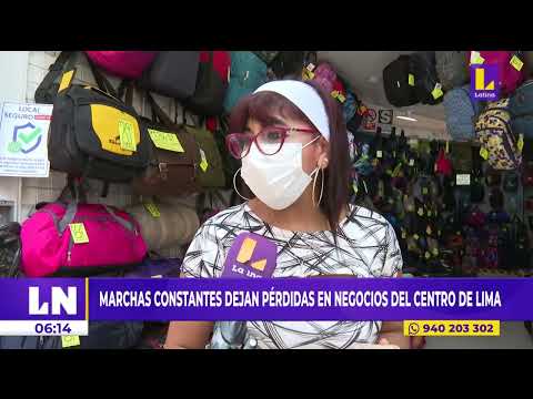 Marchas constantes dejan