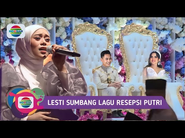 Full Live - Lesti Sumbang Lagu Di resepsi Pernikahan Putri Isnari & Abdul Aziz || Pengantin Baru. class=