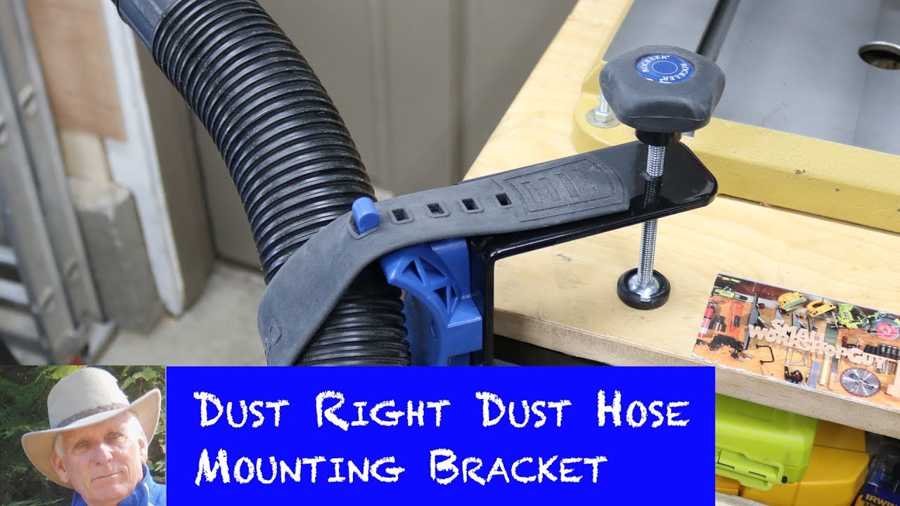 A Review of the Dust Right Dust Hose Mounting Bracket from Rockler