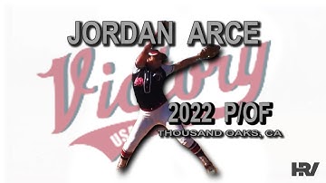 2022 Jordan Arce Pitcher and OF Softball Skills Video - Victory USA