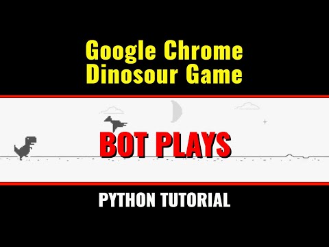 Bot Plays Chrome Dinosaur Game (Almost 1 Million Score) on Make a GIF