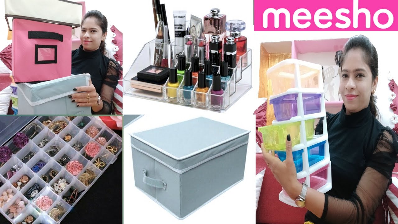 Meesho Wardrobe Organiser haul🥰Meesho Best Jewellery Organisers😊