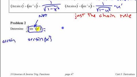 Ca12 - 4.3b (3) Derivatives of Inverse Trig Functions