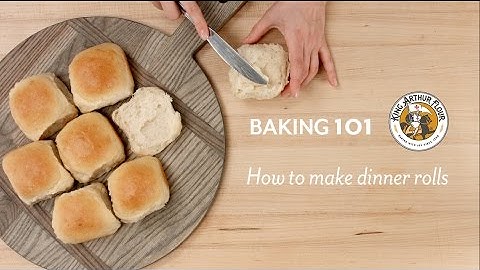 How to shape dinner rolls
