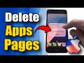 How to Delete All Apps & Pages on iPhone Home Screen (Best Tutorial)