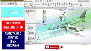 ⚡ Solidworks Flow Simulation | Aerodynamics Analysis Solidworks | Lift Force in Solidworks