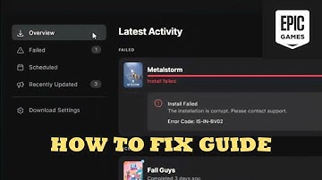 Error Code IS-IN-BVD2 Epic Launcher Installation FIX Guide 2025
