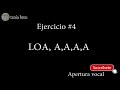 Ejercicios de vocalización -Clases de canto, cantar mejor