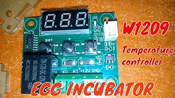 Unboxing W1209 Temperature controller For Egg Incubator Automation