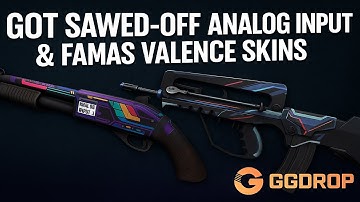 CS2 Case Opening | I Got Sawed-Off Analog Input and FAMAS Valence Skins at GGDrop