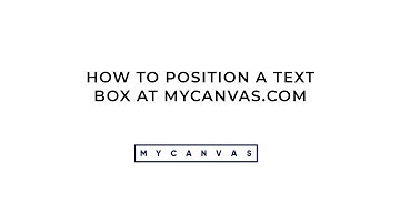 Position a Text Box in the Family History Project Editor - MyCanvas
