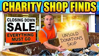 CRAZY ITEMS DUMPED BY CHARITY SHOPS😲, DUMPSTER DIVING UK