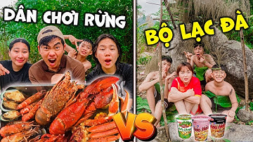 Thái Chuối Thử Thách Cắm Trại Bình Dân Vs Cao Cấp Trong Rừng