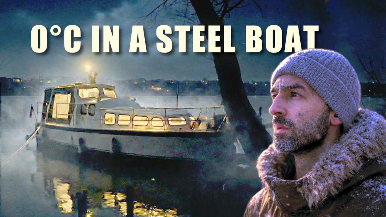 My First Winter Night on the River