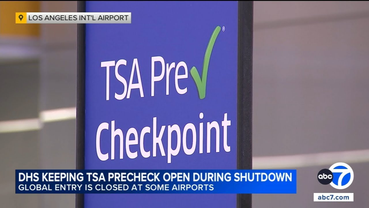 DHS walks back TSA PreCheck closure during shutdown; Global Entry still suspended
