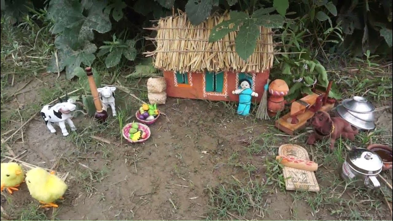 tiny mini mutton curry recipe | tiny mini family | miniature cooking recipe