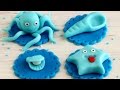 Sea World Cupcake and Cake Toppers - YouTube