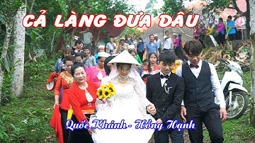 Lễ thành hôn Quốc Khánh Hồng Hạnh xóm trang xã thượng cốc