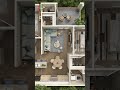 Two Bedroom Apartment 3D Floor Plan Design | Real Estate Visualization