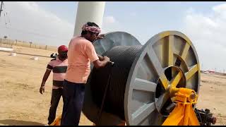 WIRE ROPE SPOOLING MACHINE-PORTABLE